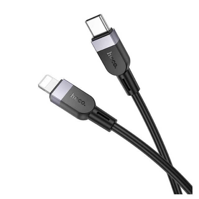 Кабель Hoco X109 Energy PD silicone charging data cable iP(L-2M) Black