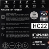 Портативная Bluetooth-колонка Hoco HC22 Auspicious sports BT speaker Black