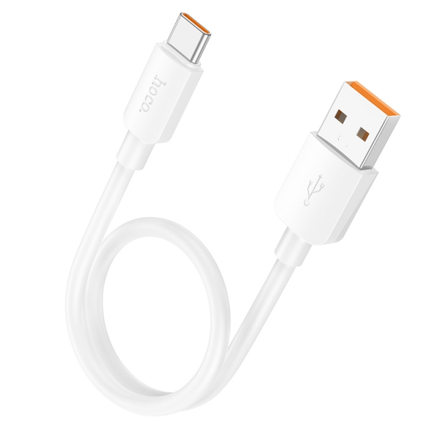 Кабель Hoco X96 Hyper 100W charging data cable Type-C(L-0.25M) White (X96)