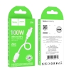 Кабель Hoco X96 Hyper 100W charging data cable Type-C(L-0.25M) White (X96)