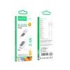 Кабель Hoco X108 Benefit silicone charging data cable Micro White