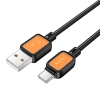 Кабель Hoco X108 Benefit silicone charging data cable Type-C Black