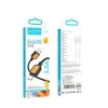 Кабель Hoco X108 Benefit silicone charging data cable Type-C Black
