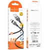 Кабель Hoco X109 Energy silicone charging data cable Micro Black
