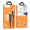 Кабель Hoco U125 Benefit PD charging data cable with display iP Black