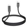 Кабель Hoco U125 Benefit PD charging data cable with display iP Black