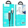 Кабель Hoco U125 Benefit charging data cable з display iP Black