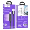 Кабель Hoco U125 Benefit 5A charging data cable with display Type-C Black