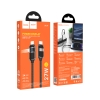 Кабель Hoco U137 Line PD charging data cable with display iP Black