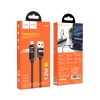 Кабель Hoco U137 Line charging data cable with display iP Black (U137)
