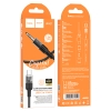 Кабель Hoco UPA27 Spirit transparent digital audio conversion cable Type-C Black (UPA27)