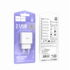 СЗУ Hoco C141A Smart dual-port charger(EU) White (C141A)