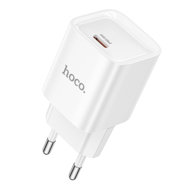 СЗУ Hoco C146A Charm single port PD20W charger(EU) White (C146A)