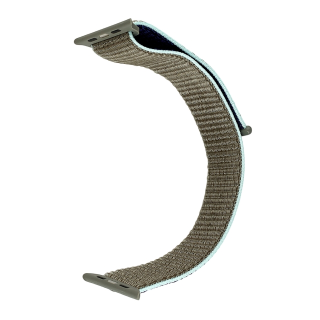 Ремешок Nylon Apple Watch 42/44/45/46/49 mm Khaki Blue