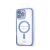 Чохол Ductil Metallic Edge with MagSafe (Protected Camera & Lens) iPhone 16 Pro Max Light Blue