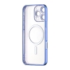 Чохол Ductil Metallic Edge with MagSafe (Protected Camera & Lens) iPhone 16 Pro Max Light Blue