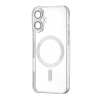 Чехол Ductil Metallic Edge with MagSafe (Protected Camera & Lens) iPhone 16 Silver