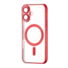 Чехол Ductil Metallic Edge with MagSafe (Protected Camera & Lens) iPhone 16 Red