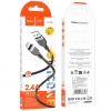 Кабель Hoco X109 Energy silicone charging data cable iP(L-3M) Black (X109)