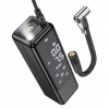 Автомобільний компресор Hoco ZP7 Maddy portable smart air pump(5000mAh) Black
