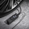 Автомобільний компресор Hoco ZP7 Maddy portable smart air pump(5000mAh) Black
